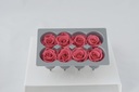 Cutie 8 capete trandafiri criogenati roz